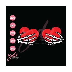 valentine skeleton hands svg | valentines svg | skeleton boob hands svg | skeleton hands svg | boob hands svg | candy he