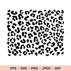 Cheetah Print Svg Leopard Cricut File dxf for laser cut Cheetah Sublimation
