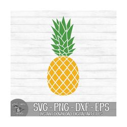 Pineapple - Instant Digital Download - svg, png, dxf, and eps files included!