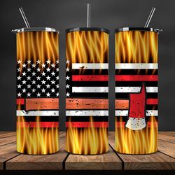 firefighter tumbler wrap , fire rescue fireman 41
