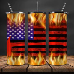 firefighter tumbler wrap , fire rescue fireman 42