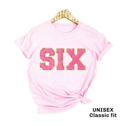 6th birthday shirt girl, six birthday shirt, 6th birthday girl sweatshirt, sixth birthday tshirt, 6 year old birthday le