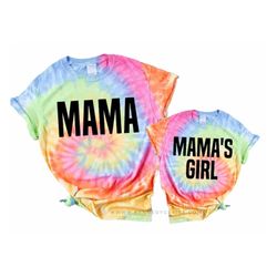 mama and mamas girl shirts, mommy and me outfits, new mom gift for mom from daughter