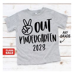 kindergarten graduation shirt boys, last day of kindergarten graduate shirt, peace out kindergarten graduation gift