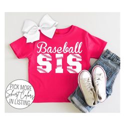 baseball sis shirt, little sister baseball shirt, little sister biggest fan baseball shirt, big sister baseball shirt, g