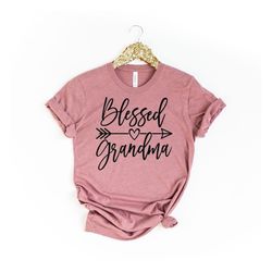 blessed grandma shirt, grandma gift, mothers day gift, grandma mothers day shirt, gift for grandmother, shirt for grandm