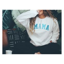 blue mama sweatshirt, gift for mom, mama of boys shirt, mom life sweatshirt, mom of boys sweatshirt, boy gender reveal s