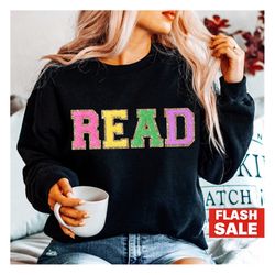 reading teacher shirt, back to school shirt teacher gift, reading shirt, reading sweatshirt read t-shirt librarian gift