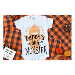 daddy's little monster svg, halloween svg, happy halloween svg, witch svg