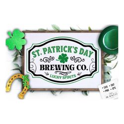 patricks day brewing co svg, st patrick svg, st patricks day svg, st patrick's day svg, st patricks svg, shamrock svg, c