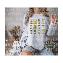 pickle sweatshirt - pickles - pickle lover - pickle pullover - vintage canned pickles -pullover-pickle lovers sweatshirt