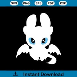 light fury, dragon, baby dragon, dragon lover, funny dragon, funny art, cute art svg