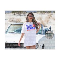 trump aldean 24 tee - jaldean - small town usa - small town tee - america tee - american tee - usa tee -make small towns