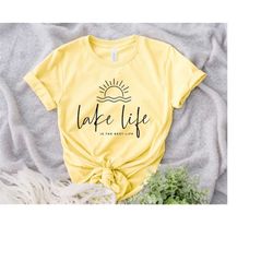 Lake Life Shirt, Lake Shirt, On The Lake,Gift for Travel Lover, Gift for Adventurer, Vacation Shirts, Gift for Her, Camp
