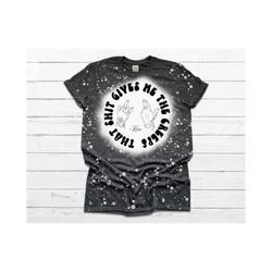 that shit gives me the creeps - koe wetzel bleached tee - bleached koe wetzel - texas country - bleached tee