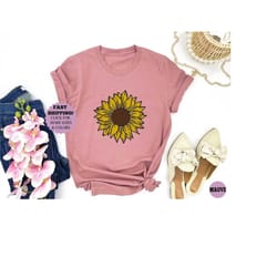 sunflower , sunflower shirt, floral tee shirt, flower shirt,garden shirt, womens fall shirt, sunflower tshirt sunflower