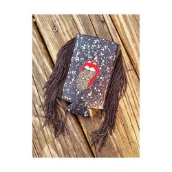 tongue leopard can coolers-slim-regular-can cooler