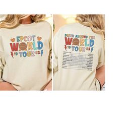disney epcot world tour sweatshirt, retro disney mickey epcot 1982 shirt, epcot center 1982 tee, drinking around the wor