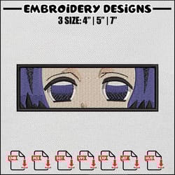 shinobu eyes embroidery design,demon slayer embroidery,anime design, embroidery shirt, embroidery file, digital download