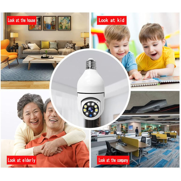 Smart Bulb Security Camera Night Vision | Inspire Uplift