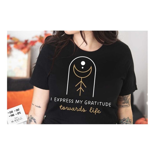 I express my gratitude svg, Positive affirmations svg, Botan - Inspire ...