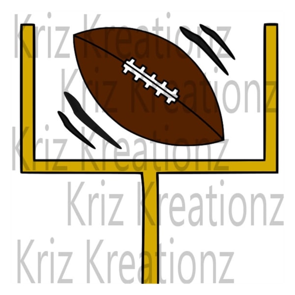 Football Post Svg Football Goal Post SVG Cut File | Inspire Uplift