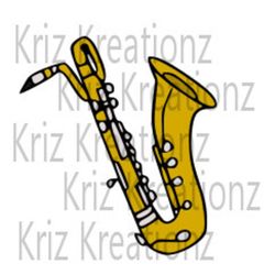 Saxophone SVG Cut File