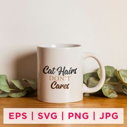 cat hairs don't cares cat rescue quote stickers