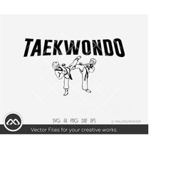 taekwondo svg logo silhouette - taekwondo svg, martial arts svg, tae kwon do svg, karate png, clipart