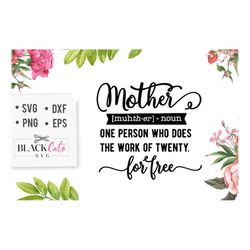 mother definition svg, mom life svg, mom svg, mothers day svg, mama svg