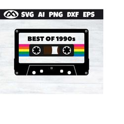 cassette tape 90s svg, svg file for cricut, cassette tape svg, music svg, cassette tape, cassette svg, vintage cassette