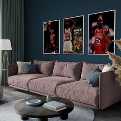 michael jumpman set of 3 posters