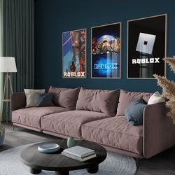 roblox set of 3 posters