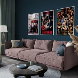 the sopranos set of 3 posters