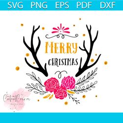 merry christmas retro hipster poster svg, christmas svg, christmas reindeer svg, reindeer svg, christmas gift svg, merry