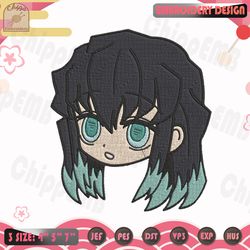 tokio muichiro embroidery design, demon slayer embroidery design, anime embroidery design, machine embroidery designs