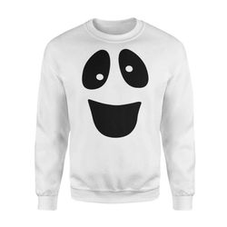 funny ghost face halloween &8211 standard fleece sweatshirt