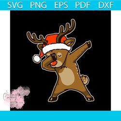 dabbing reindeer christmas svg, christmas svg, reindeer svg, christmas reindeer svg, dabbing svg, christmas gift svg, me