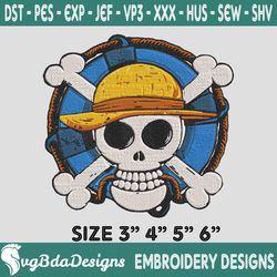 d. monkey luffy embroidery machine, one piece embroidery designs, d. monkey luffy embroidery, machine embroidery designs