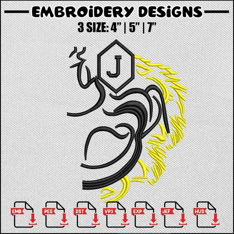 Logo beautiful embroidery design