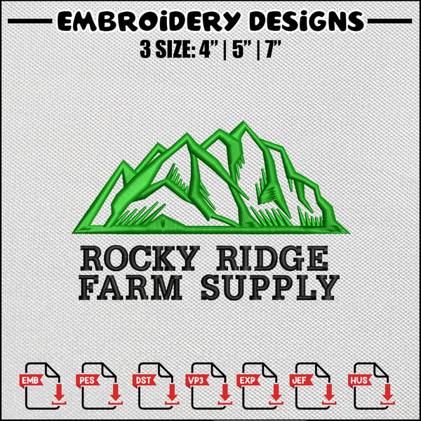 Rocky Ridge Rv Logo Rocky ridge embroidery design, Logo embroidery, Logo design, | Inspire ...