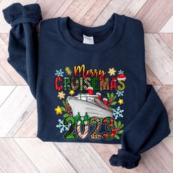 Christmas Cruisin' Crew 2023 Shirt, Christmas Cruise Shirt, Family Christmas Cruise Shirt, Group Christmas Cruise Shirt,