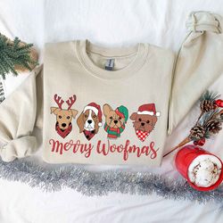 Christmas Dogs Sweatshirt, Dog Mom Shirt, Christmas Dogs Sweatshirt, Dogs Sweatshirt, Puppies Shirt, Christmas Sweatshir