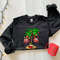 Christmas Flamingo Sweatshirt, Christmas Sweatshirt, Gift for Her, String Lights Sweatshirt, Gift For Women, Christmas Gift, Merry Christmas - 2.jpg