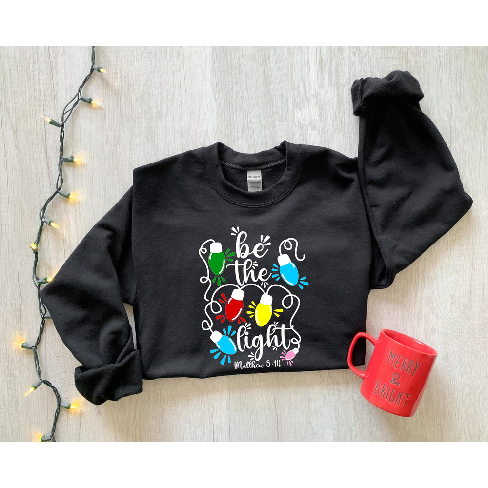 Christmas Light Sweatshirt, Christmas Sweater, Favorite color is Christmas Light, Holiday Sweatshirt, Winter Hoodies, Christmas Gift - 1.jpg