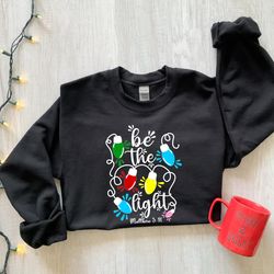 Christmas Light Sweatshirt, Christmas Sweater, Favorite color is Christmas Light, Holiday Sweatshirt, Winter Hoodies, Ch