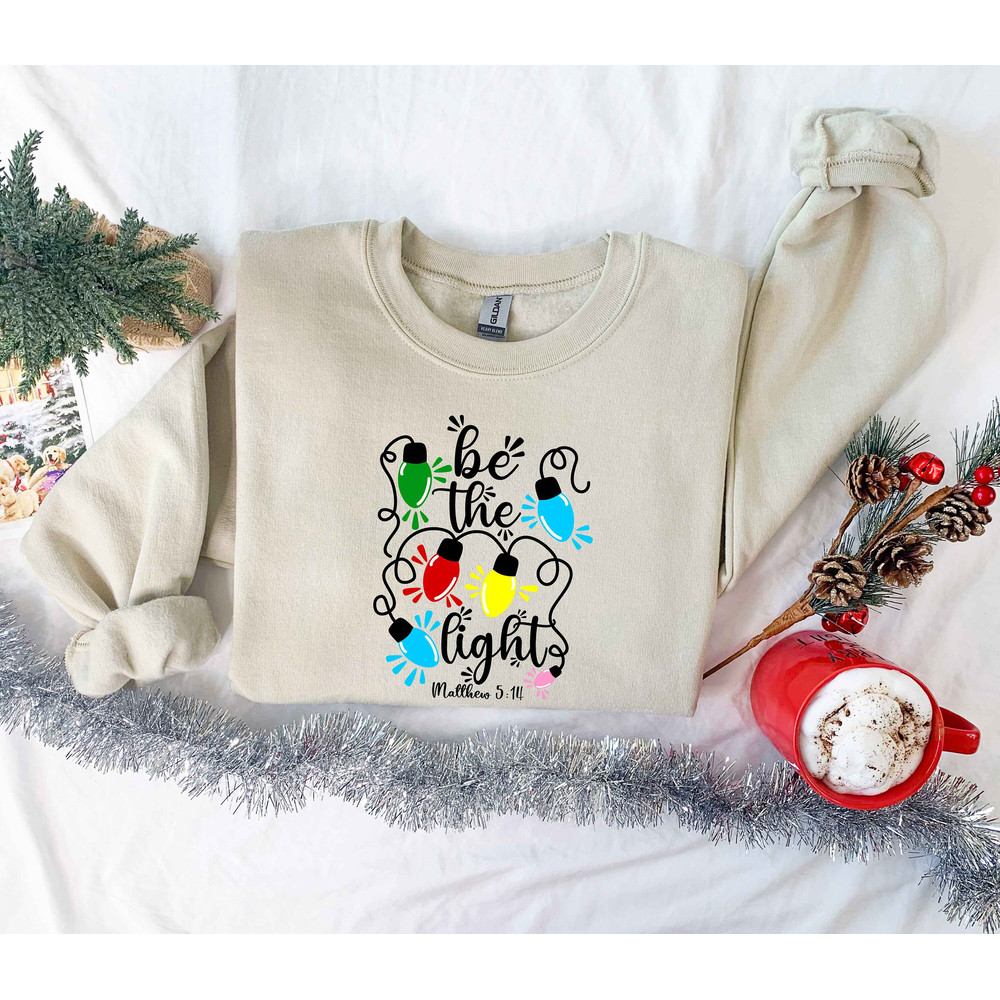 Christmas Light Sweatshirt, Christmas Sweater, Favorite color is Christmas Light, Holiday Sweatshirt, Winter Hoodies, Christmas Gift - 2.jpg