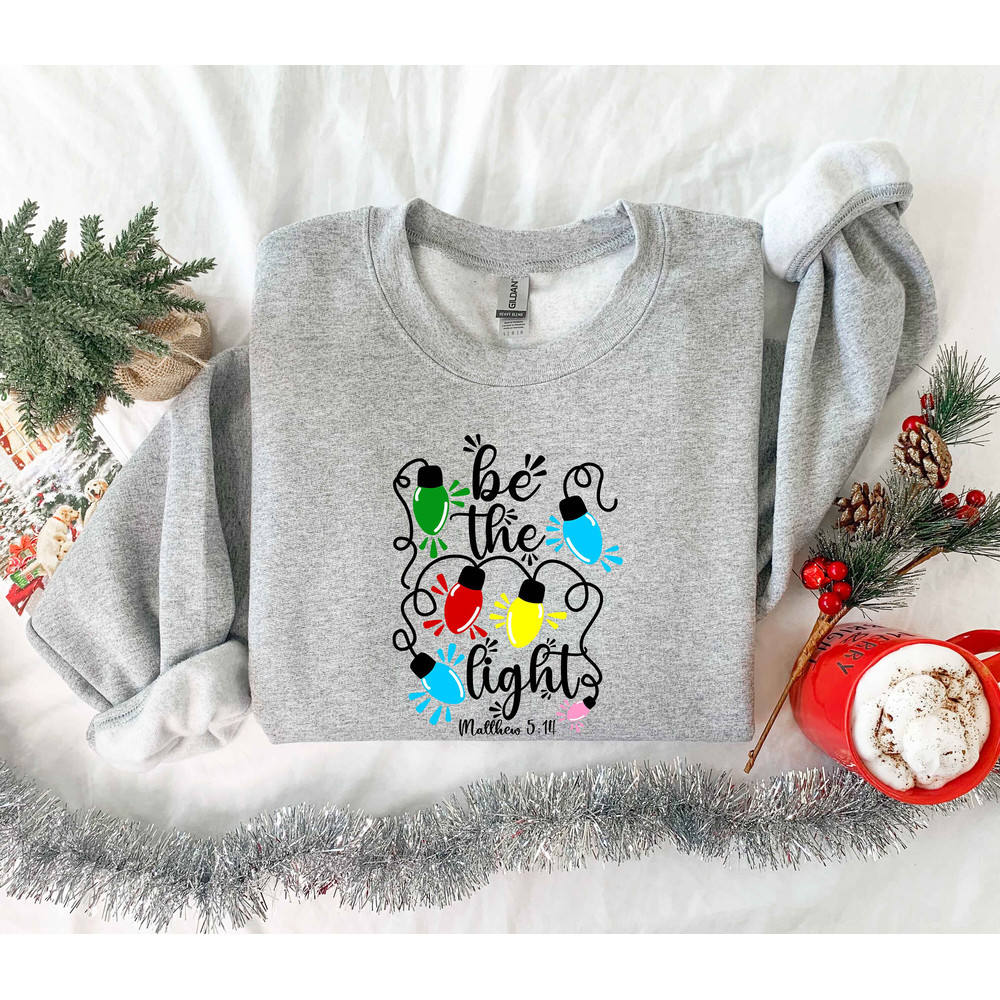 Christmas Light Sweatshirt, Christmas Sweater, Favorite color is Christmas Light, Holiday Sweatshirt, Winter Hoodies, Christmas Gift - 4.jpg