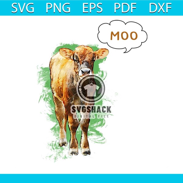 Moo Cow Svg, Trending Svg, Cow Svg, Moo Svg, Heifer Svg, Hei | Inspire ...