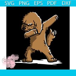 cute dabbing goldendoodle svg, trending svg, goldendoodle svg, goldendoodle gift, goldendoodle lovers svg, dabbing svg,